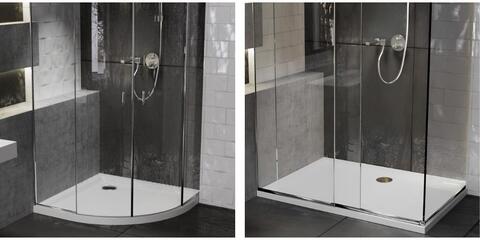 Fitted Quadrant &amp; Rectangular Raised Stone Resin Shower Tray