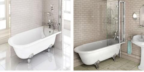Hampton Reinforced White Acrylic Bath