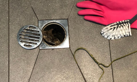 Cleaning Shower Enclosure Drain