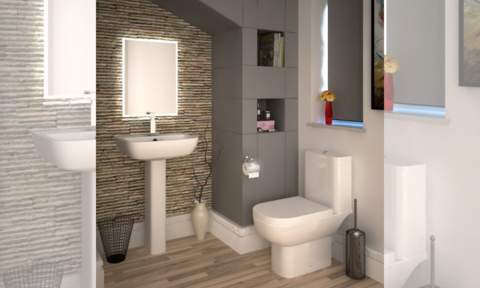 Series 600 4 Piece Bathroom Suite