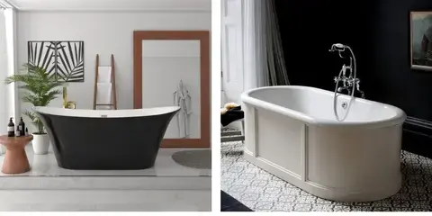 Marilyn Bow and Burlington Freestanding Bath