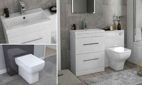 Patello Luxury Sink and Toilet Set