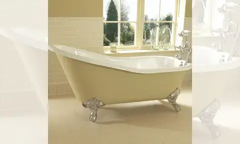 Ritz Slipper Bath 0Th 1540mm with Imperial Feet