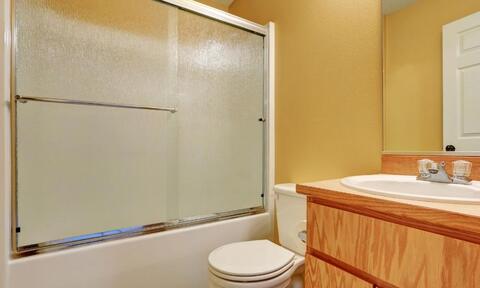 Frosted Bathroom Shower Screen