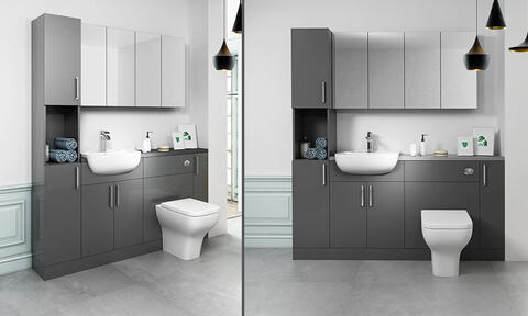 Statement Grey Fitted Furniture