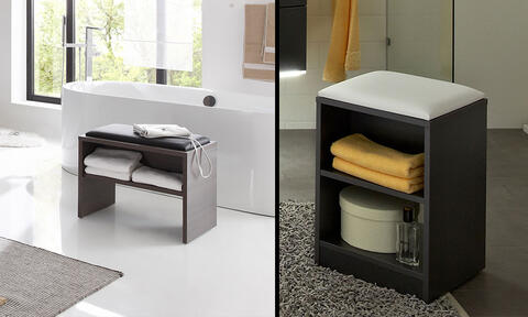 Bathroom Storage Benches