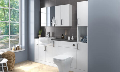 Oliver Fitted Furniture With Mirror Cabinets