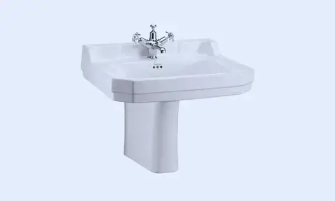 Traditional Semi Pedestal Basin