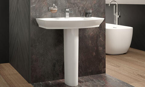 Basin and Pedestal Set