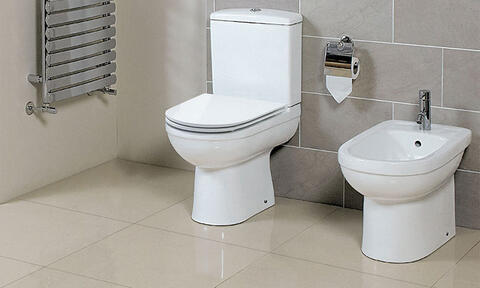 White Bidet Toilet