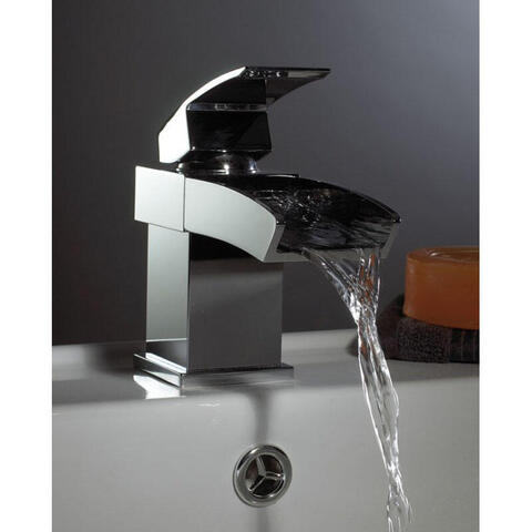 Lifestyle Image of a Waterfall CA series Tap