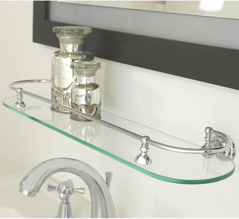 bathroom glass shelf 