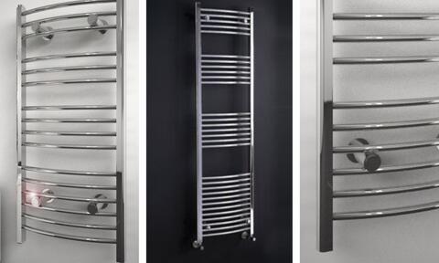 chrome ladder style radiators 