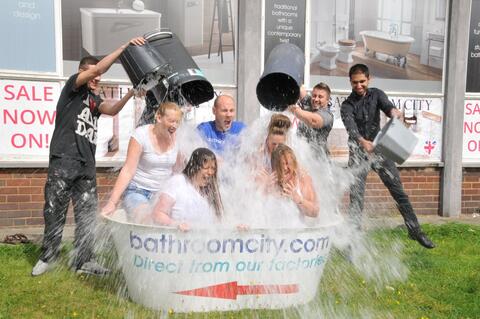 Bathroom City Ice Bucket Challenge Large Pic