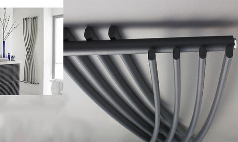 Black Xcite Designer Radiator