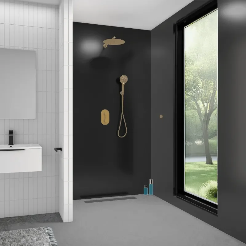 wet Wall Mirror Gloss hydroPanel 1200mm (Colour Options)