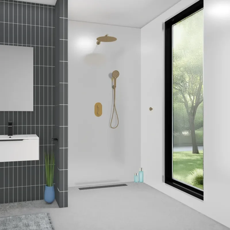 wet Wall Mirror Gloss hydroPanel 1200mm (Colour Options)