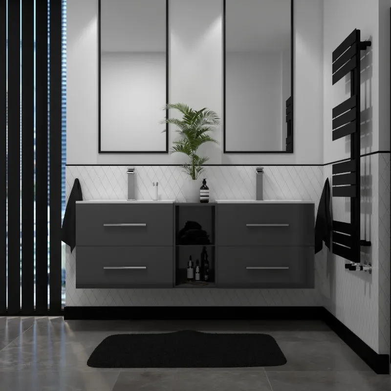 double bathroom unit for big bathrooms