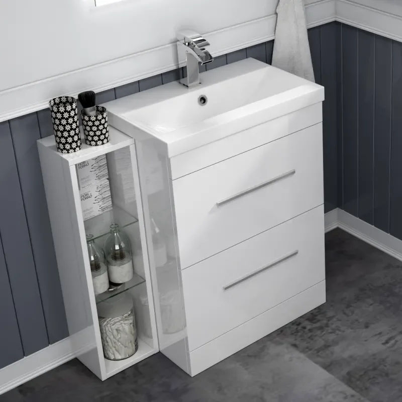 Patello 60 Vanity And 200 Filler unit White