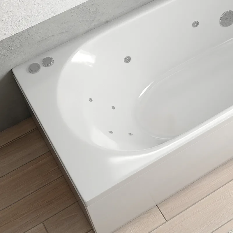 Laguna Straight Single Ended 1500x700 Whirlpool Bath
