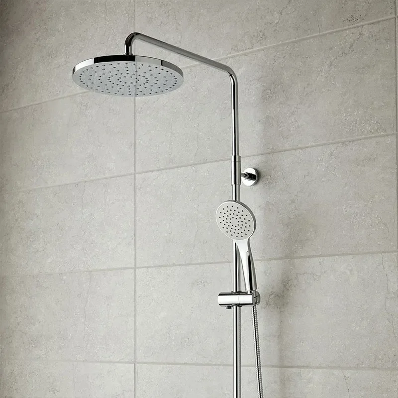 Velo Thermo Round Shower Valve With Integrated Diverter