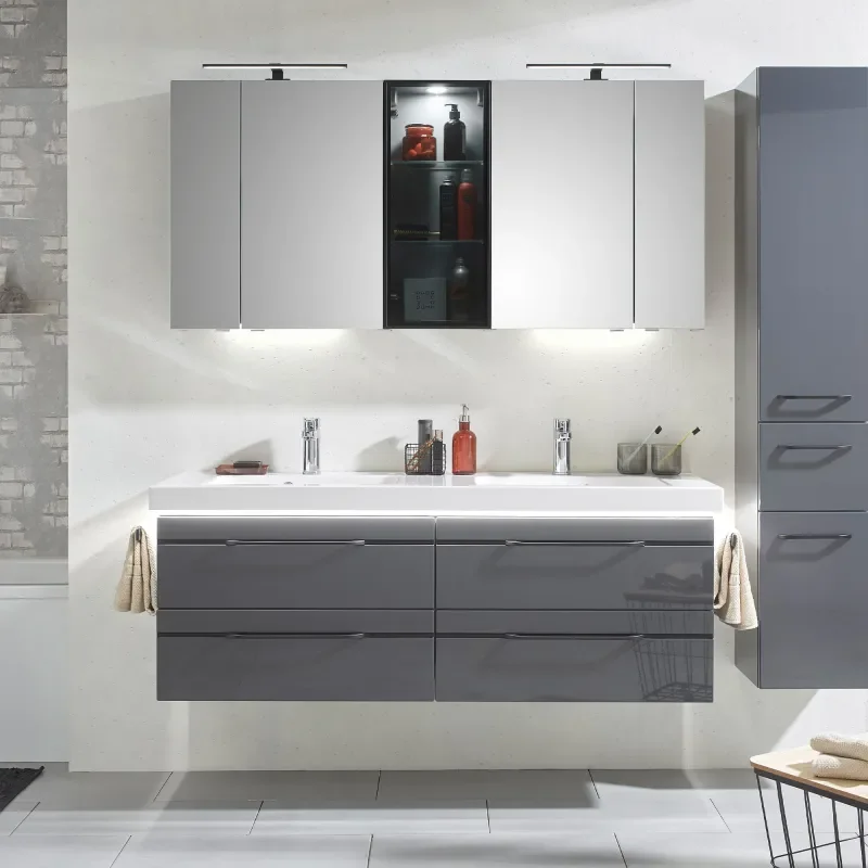 Balto Bathroom Wall hung Vanity Unit 4 Drawers
