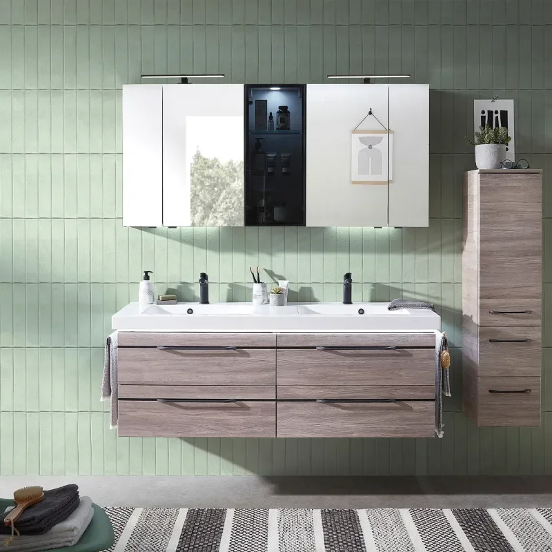Balto Bathroom Wall hung Vanity Unit 4 Drawers
