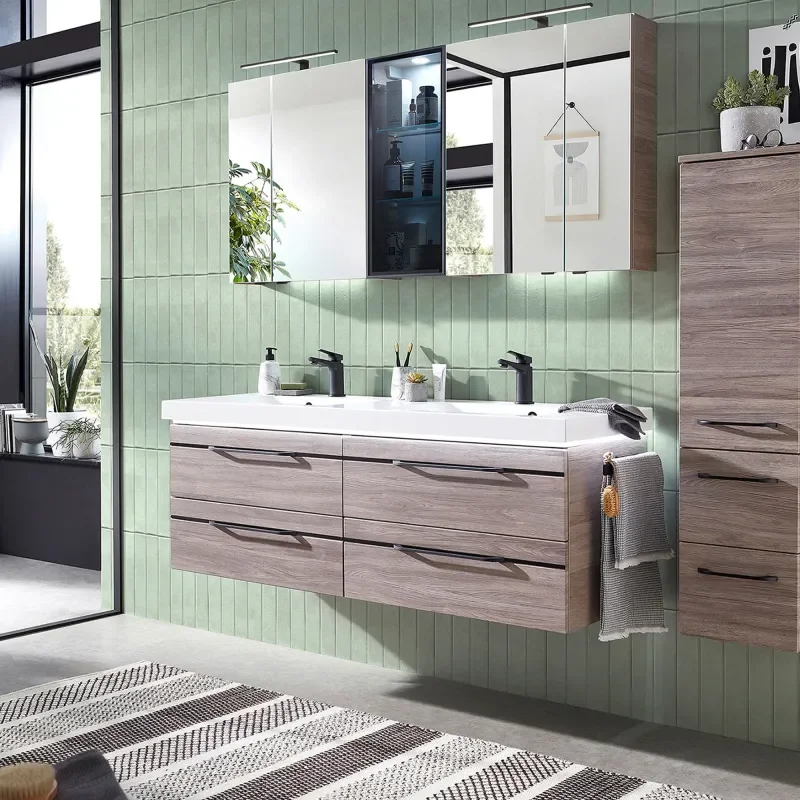 Balto Bathroom Wall hung Vanity Unit 4 Drawers