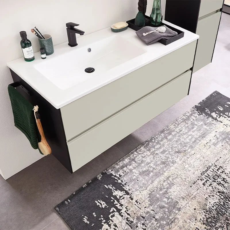 Solitaire 6010 Bathroom Vanity Unit 770 2 Drawer