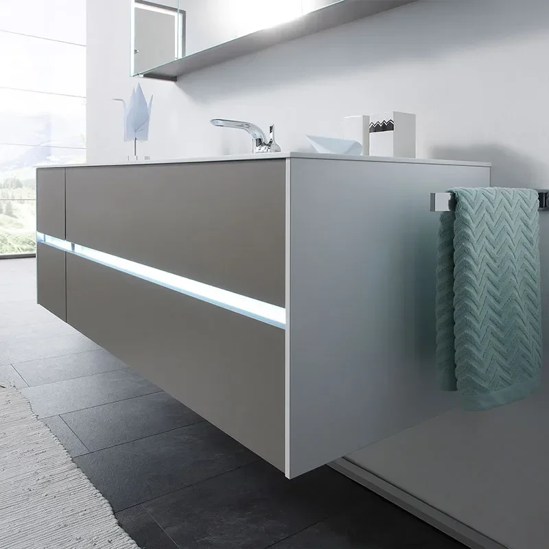 Solitaire 6010 1320 Bathroom Vanity Unit LH or RH 4 Drawer