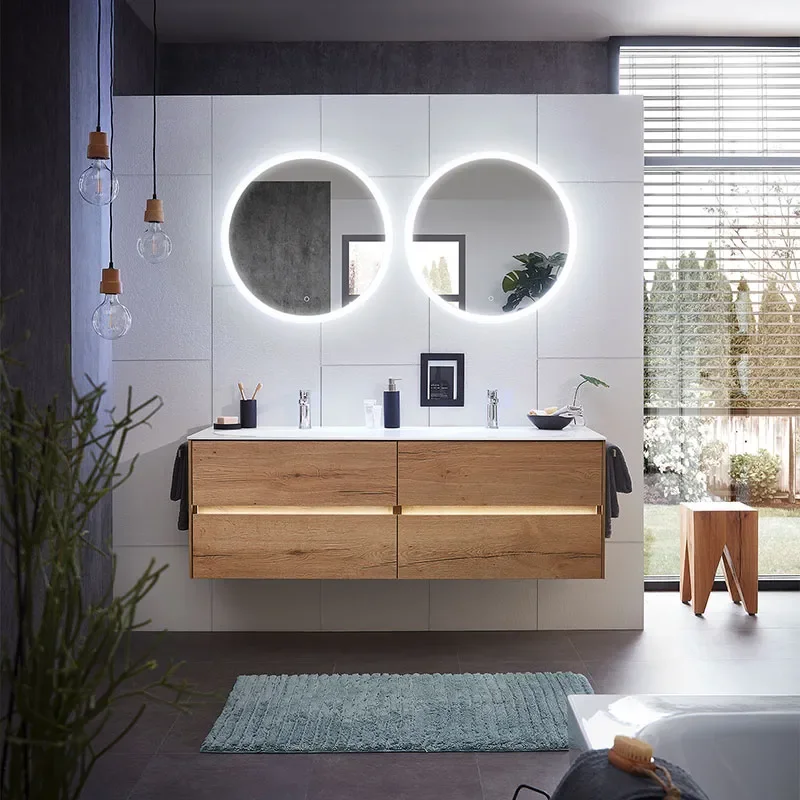 Solitaire 6010 1520 4 Drawer Double Basin Vanity Unit