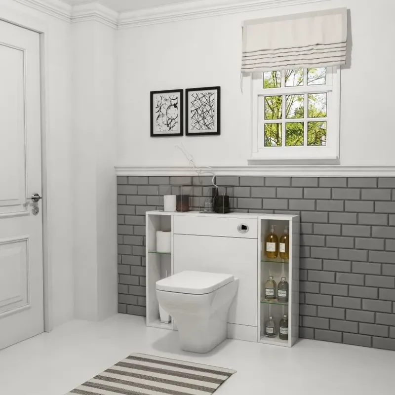 PATELLO BACK TO WALL 1000MM COMBINATION UNIT WHITE