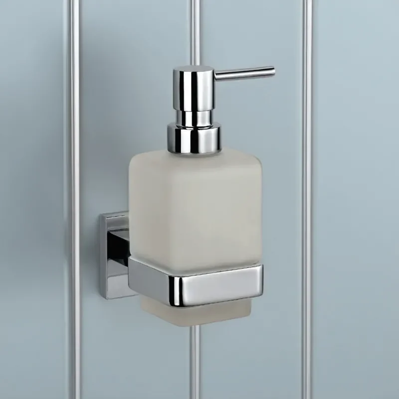 Kubix Soap Dispenser with Glass Bottle
