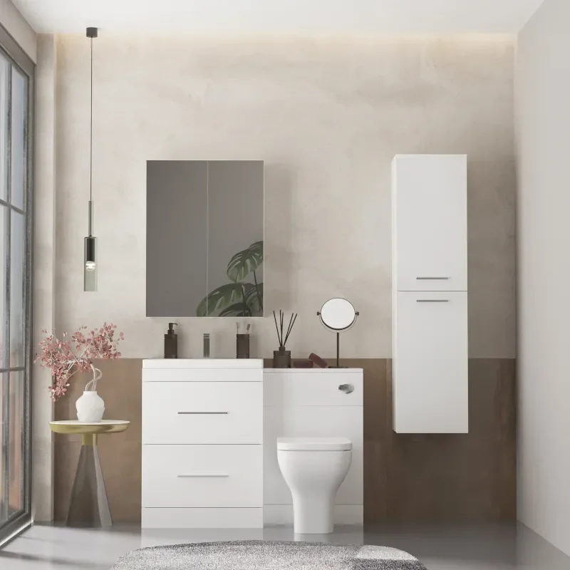 Patello Bathroom Furniture Suite Modern Stylish