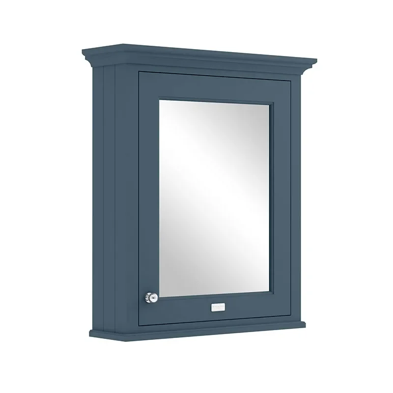 Stiffkey Blue 600MM Mirror Wall Cabinet