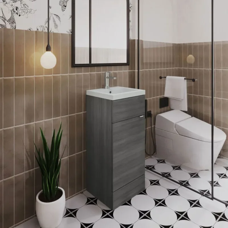 400mm Full Depth Vanity Unit & Basin