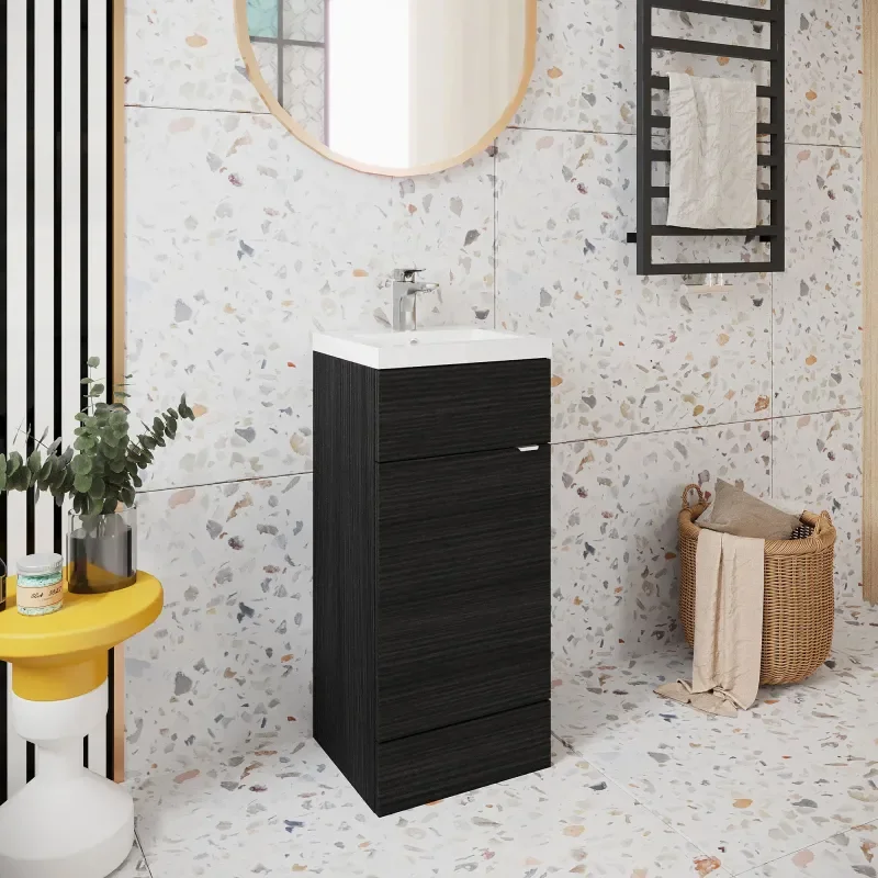 400mm Full Depth Vanity Unit & Basin