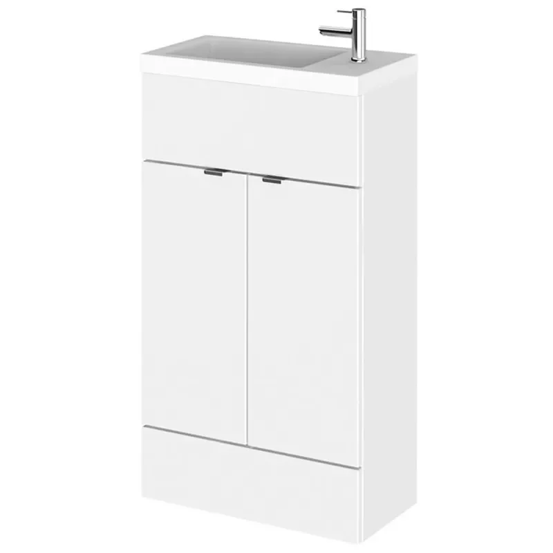 500mm Compact Slimline Vanity Unit & Basin