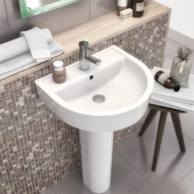 Luna 520mm Basin & Pedestal
