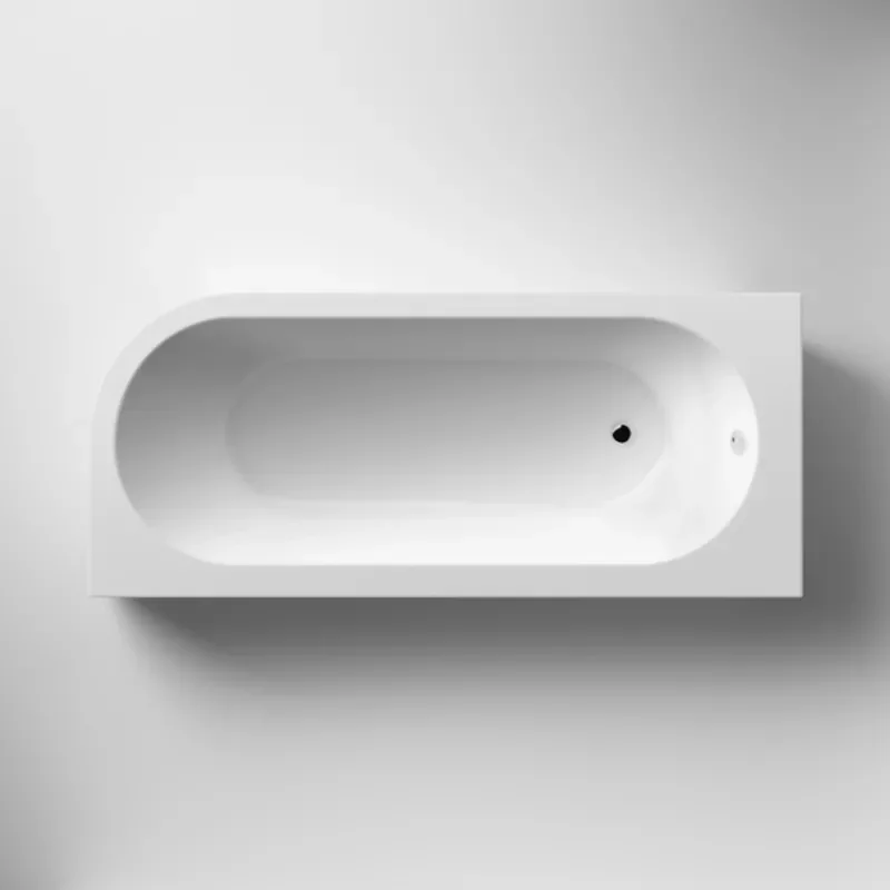 Top View of Left Hand Corner Bath
