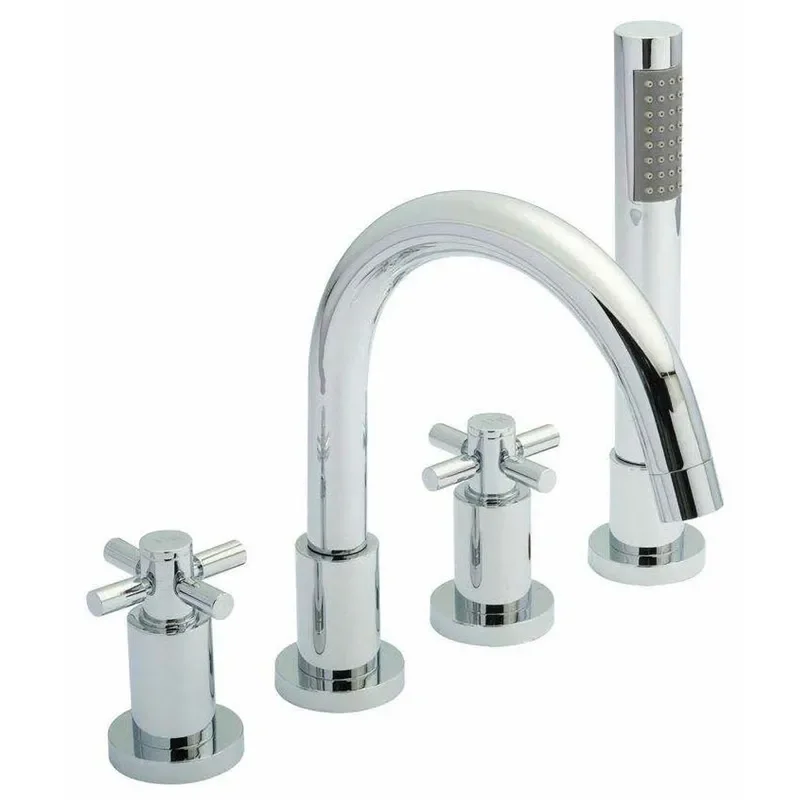 Cross Head Tec 4 Tap Hole Bath Mixer