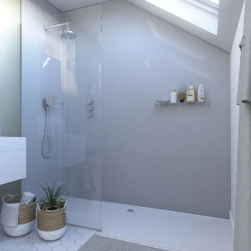 IDS Premier Plus ShowerWall White SPARKLE