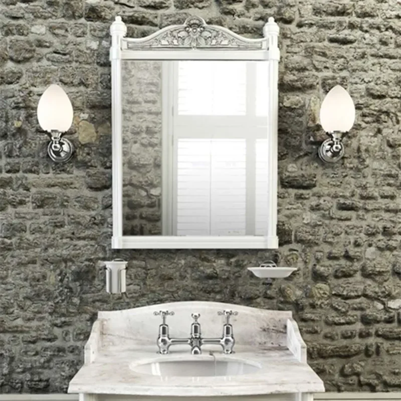 White Aluminium Mirror 55cm x 75cm