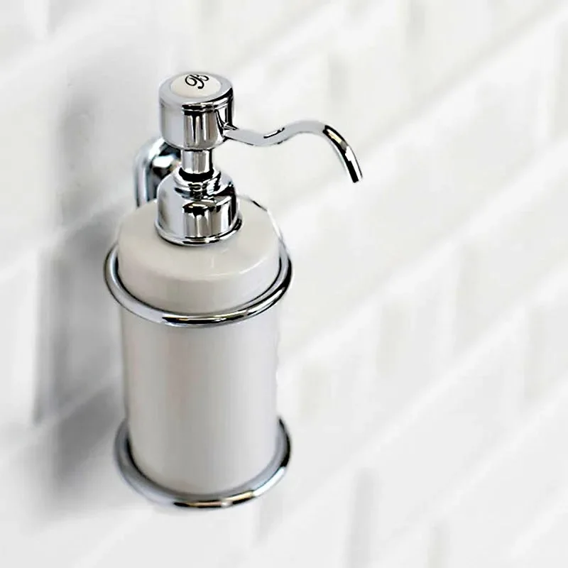 Burlington  basin soap dispenser - chrome plated brass