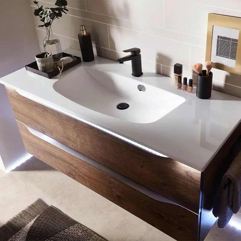 Solitaire 6025 Bathroom vanity unit, 2 drawers 482x1150x460