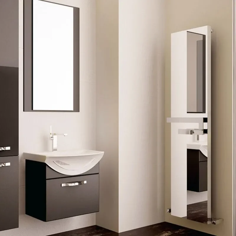 Elvino Bath Mirrored 1800 x 370 Aluminium Bathroom Radiator