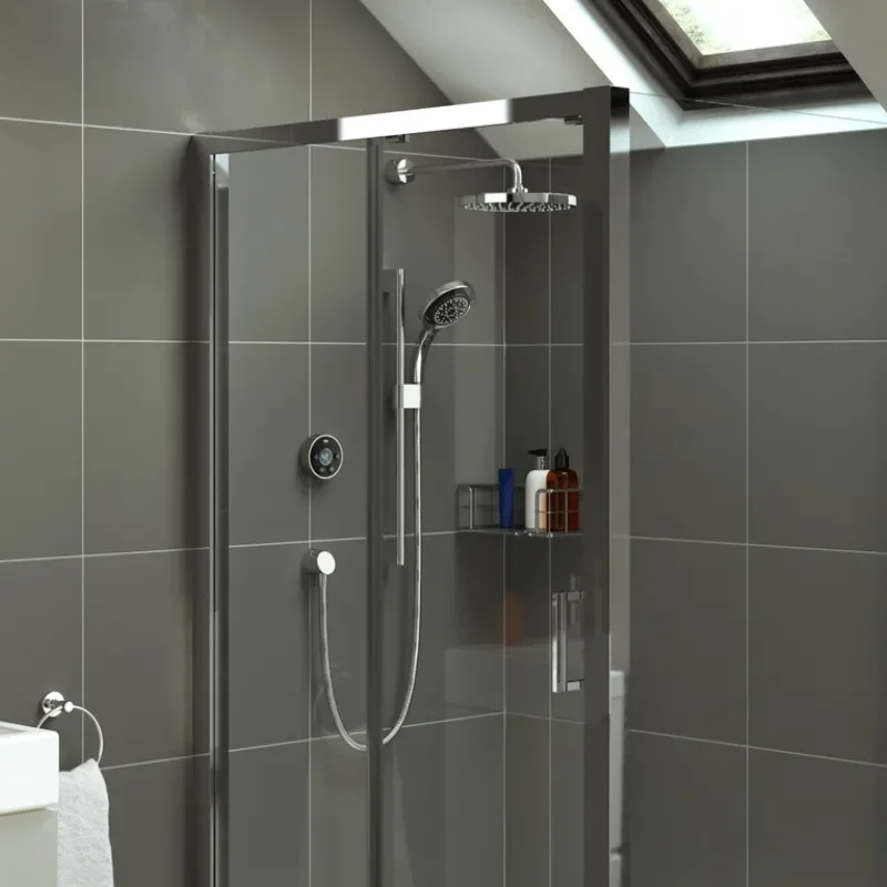 Mira Platinum Digital Shower 2 Outlet Pumped