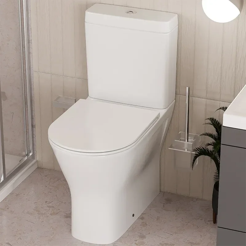 Patello Grey Shower Suite 600 Vanity Corner Shower Close Coupled Toilet