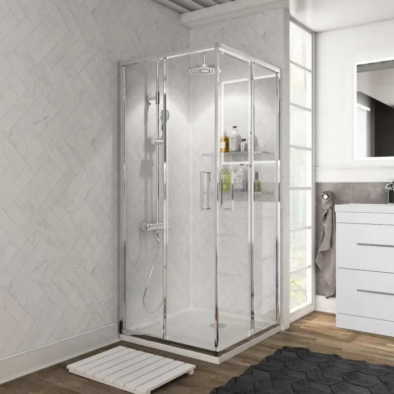 Corner Shower Cubicle for Bathroom Shower Suite 
