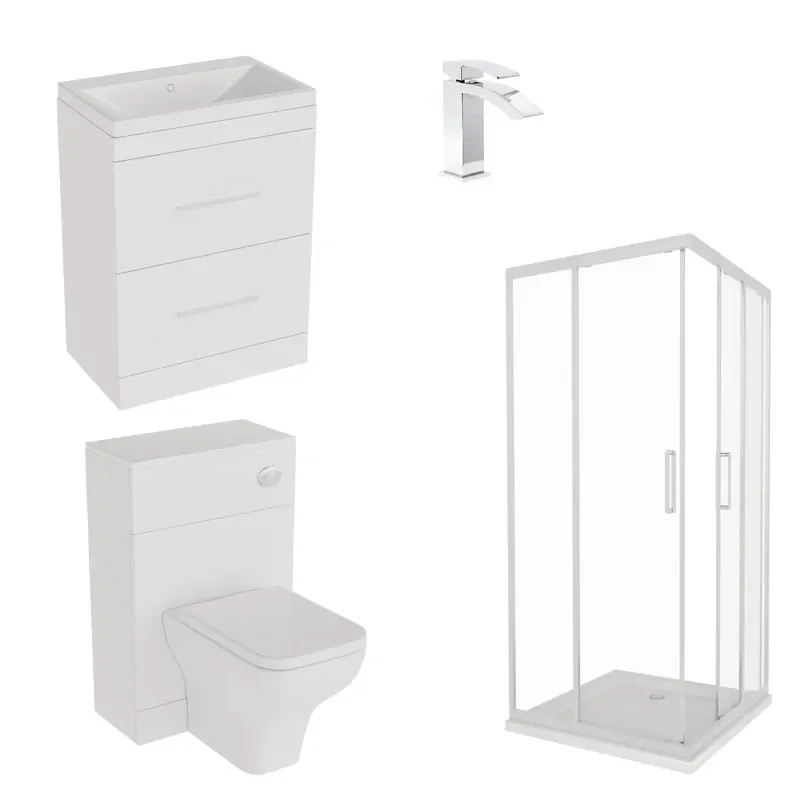 Vanity Unit with 2 draws and Back to wall Toilet